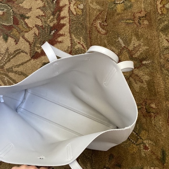 Tote Hand Bag Soft Grey Color - Picture 3 of 4